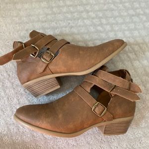 Tan Booties